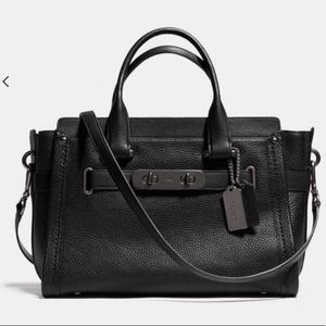 Coach Swagger Bag - ALL Black